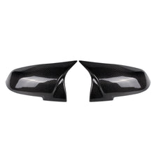 Load image into Gallery viewer, 2Pcs Car Rearview Mirror Cover Trims Side Wing Rear View Mirror Covers With Horn Styling For BMW 1 2 3 4 Series F20 F30 F31 F32 F36 2012 - UP 320i 328i 330d 335i M3 M4