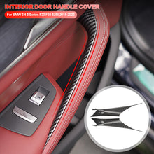 Load image into Gallery viewer, 2Pcs Car Interior Door Handle Pull Protective Covers ABS For BMW 3 4 5 Series F30 F35 525li 2018-2022