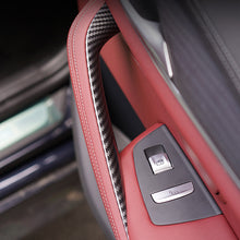 Load image into Gallery viewer, 2Pcs Car Interior Door Handle Pull Protective Covers ABS For BMW 3 4 5 Series F30 F35 525li 2018-2022