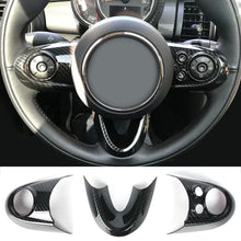 Load image into Gallery viewer, 3Pcs/Set Carbon Fiber Car Steering Wheel Trim Covers Accessories For BMW MINI Cooper F54 F55 F56 F57 F60 Steering Wheel Trim
