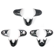 Load image into Gallery viewer, 3Pcs/Set Carbon Fiber Car Steering Wheel Trim Covers Accessories For BMW MINI Cooper F54 F55 F56 F57 F60 Steering Wheel Trim