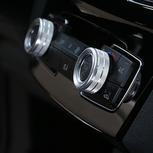 Load image into Gallery viewer, 3Pcs Audio Volume Air Condition Knob Control Button Circle Decoration Trim Ring Covers For BMW 1 2 3 3GT 4 Series X1