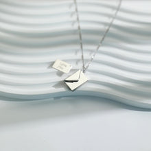 Load image into Gallery viewer, Love Letter Envelope Pendant Necklace Customized Stainless Steel Jewelry Confession Love You for Valentine Day Mother Day Gift