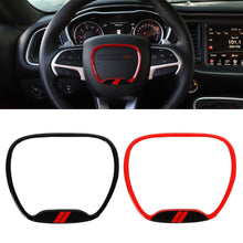 Load image into Gallery viewer, Steering Wheel Central Ring Trim Cover For Dodge Challenger Charger Jeeps Grand Cherokee SRT8 2015-2020 Car Interior Accessories