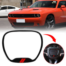 Load image into Gallery viewer, Steering Wheel Central Ring Trim Cover For Dodge Challenger Charger Jeeps Grand Cherokee SRT8 2015-2020 Car Interior Accessories