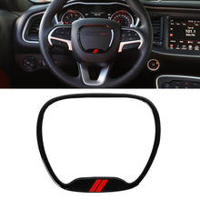 Load image into Gallery viewer, Steering Wheel Central Ring Trim Cover For Dodge Challenger Charger Jeeps Grand Cherokee SRT8 2015-2020 Car Interior Accessories