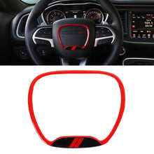 Load image into Gallery viewer, Steering Wheel Central Ring Trim Cover For Dodge Challenger Charger Jeeps Grand Cherokee SRT8 2015-2020 Car Interior Accessories