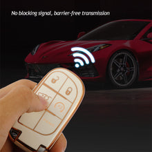 Load image into Gallery viewer, TPU Car Key Case Cover Fob For Jeep For Dodge Ram 1500 Journey Charger Dart Challenger Grand Cherokee Renegade Fiat Chrysler 300C
