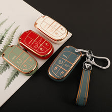 Load image into Gallery viewer, TPU Car Key Case Cover Fob For Jeep For Dodge Ram 1500 Journey Charger Dart Challenger Grand Cherokee Renegade Fiat Chrysler 300C