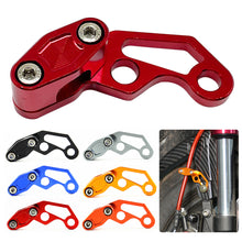 Load image into Gallery viewer, Universal CNC Motorcycle Brake Hose Clip Modified Oil Hose Brake Line Clamp Protector Aluminum Alloy Clip For Honda Yamaha Suzuki