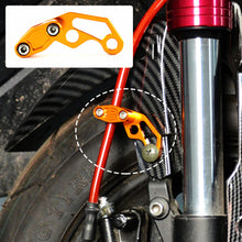 Load image into Gallery viewer, Universal CNC Motorcycle Brake Hose Clip Modified Oil Hose Brake Line Clamp Protector Aluminum Alloy Clip For Honda Yamaha Suzuki