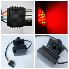 Load image into Gallery viewer, 12/15LED Rear Tail Brake Stop Light Car Trailer Light DRL Brake Lamp Taillight Signal Accessories For Pickup Truck Hitch