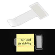 Load image into Gallery viewer, Transparent Car Vehicle Parking Ticket Receipt Permit Auto Fastener Card Bill Holder Clip Windshield Stickers Car Accessories