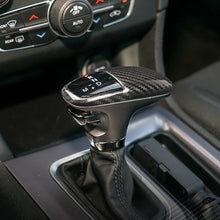Load image into Gallery viewer, Carbon Fiber Pattern Car Gear Head Decorative Shell Cover for Dodge Challenger Charger SRT 2015 2016 2017 2018 2019 2020 2021 Car Interior Trim