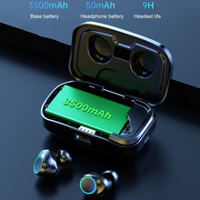 Load image into Gallery viewer, TWS X10 Wireless Bluetooth Headset HIFI Stereo Sports Waterproof Noise Reduction Binaural Fingerprint Touch with Charging Box