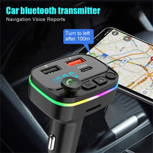 Load image into Gallery viewer, P3 Car Bluetooth 5.0 FM Transmitter Audio Receiver Auto MP3 Player PD20W Type-C 2USB Fast Charger Car Electronics Accessories