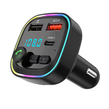 Load image into Gallery viewer, P4 Car Bluetooth 5.0 FM Transmitter Audio Receiver Auto MP3 Player PD20W Type-C 2USB Fast Charger Car Electronics Accessories