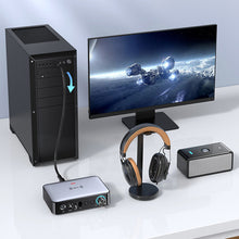 Load image into Gallery viewer, Bluetooth Receiver Transmitter 5.1 Audio Adapter Digital Optical Fiber To Analog Microphone Singing
