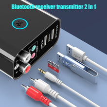 Load image into Gallery viewer, Bluetooth 5.0 Audio Receiver Transmitter Stereo Wireless Adapter TF/U Disk Play Quick USB Charge For Headphone TV IR APP Control