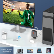 Load image into Gallery viewer, Bluetooth 5.0 Audio Receiver Transmitter Stereo Wireless Adapter TF/U Disk Play Quick USB Charge For Headphone TV IR APP Control