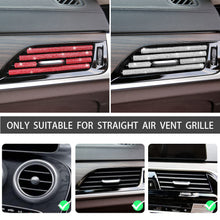 Load image into Gallery viewer, 1Pc Diamond Car Air Conditioner Outlet Decorative Strips Universal U Shape Clip Rhinestones Grille Sticker Auto Interior Accessories