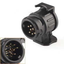 Load image into Gallery viewer, 13 To 7 Pin Plug Adapter Durable Trailer Connector 12V Towbar Towing Waterproof Plugs Socket Adapter Protect Connections RV Accessories