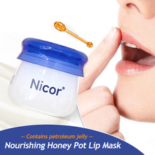 Load image into Gallery viewer, Moisturizing Honeypot Lip Mask Lip Light Care Lip Texture Moisturizing Anti-dry Fruit Taste Lip Honey Transparent Lip Balm