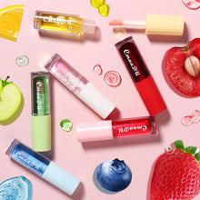 Load image into Gallery viewer, Fruit Lip Gloss Temperature Color Changing Mirror Lip Oil Plumping Moisturizing Reducing Lip Lines Waterproof Lip Balm Cosmetics