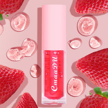 Load image into Gallery viewer, Fruit Lip Gloss Temperature Color Changing Mirror Lip Oil Plumping Moisturizing Reducing Lip Lines Waterproof Lip Balm Cosmetics