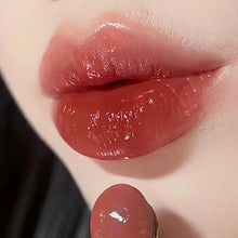 Load image into Gallery viewer, Moisturizing Mirror Tea Red Brown Crystal Lip Balm Jelly Lipstick Water Light Solid Lip Glaze Red Lip Gloss Makeup Cosmetics