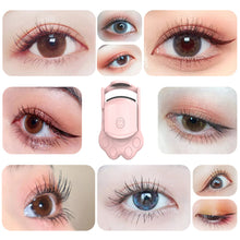 Load image into Gallery viewer, Cute Temperature Control Cat Claw Eyelashes Curler Designs Long Lasting Professional Women Makeup Accessories Eye Lash Curler