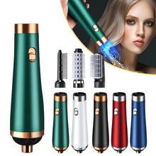 Load image into Gallery viewer, 3 In 1 Hot Air Comb Straight Coil Hair Dryer Hair Conditioner Egg Roll Temperature Control Protection Hair Styling Comb