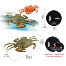 Load image into Gallery viewer, Smart Simulated Crab Cat Toys Interactive Electric Battery Stuffed Toy Cat Teaser Self-Playing Kitten Toys for Cats Pet Supplies