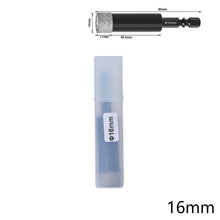 Load image into Gallery viewer, 5-16mm Hexagonal Shank Brazed Diamond Dry Ceramic Tile Drill Bit Hex Handle Hole Opener Hole Saw Marble Granite Vitrified Tile Cutter