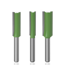 Load image into Gallery viewer, 1/7Pcs 6MM 1/4" Shank Flush Trim Router Bit Tungsten Carbide Single Double Flute Router Bit Wood Milling Cutter for Woodwork Tool