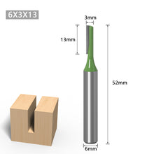 Load image into Gallery viewer, 1/7Pcs 6MM 1/4" Shank Flush Trim Router Bit Tungsten Carbide Single Double Flute Router Bit Wood Milling Cutter for Woodwork Tool