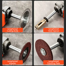 Load image into Gallery viewer, M10 Angle Grinder Bit Extension Shaft Set 65/80mm Durable Steel Connecting Rod for Polishing Pad Grinding Rotary Polisher Power Tool