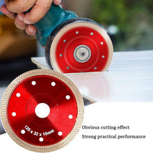Load image into Gallery viewer, 105/115/125mm Turbo Diamond Saw Blade Porcelain Tile Ceramic Blades Granite Marble Dry/Wet Cutting Disc for Angle Grinder