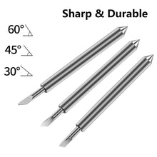 Load image into Gallery viewer, 20Pcs 30/45/60 Degrees Replacement Blades Set For Roland Cricut Plotter Blade Knife Cutter Blades For Power Tools Cutting Plotter