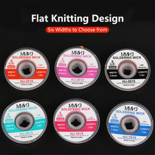 Load image into Gallery viewer, 1/1.5/2.5/3/3.5mm Width 1.5M Length Desoldering Braid Welding Solder Remover Wick Wire Tin Sucker Cable Lead Cord Flux Repair Tool
