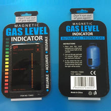 Load image into Gallery viewer, Fuel Gas Tank Level Indicator Magnetic Meter Caravan Bottle Temperature Measuring Rod Gas Test Sticker