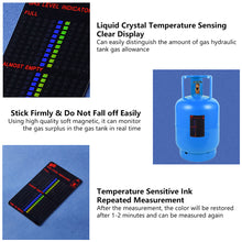 Load image into Gallery viewer, Fuel Gas Tank Level Indicator Magnetic Meter Caravan Bottle Temperature Measuring Rod Gas Test Sticker