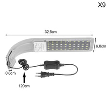 Load image into Gallery viewer, LED Aquarium Fish Tank Light Clip-on 5W/10W/15W LED Plants Grow Lights Aquatic Freshwater Aquarium Lamps Waterproof 220V EU Plug