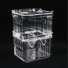Load image into Gallery viewer, Double-Deck Clear Fish Breeding Isolation Box Aquarium Breeder Fish Tank Hatching Incubator Fish House Home
