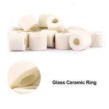 Load image into Gallery viewer, Aquarium Ceramic Biochemical Rings Bacteria House Fish Tank Bio Filter Media Aquarium Accessories for External Internal Filter