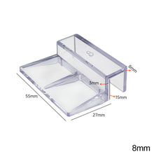 Load image into Gallery viewer, 4Pcs/lot Fish Aquatic Pet Parts Aquarium Fish Tank Acrylic Clips Glass Cover Support Holders 6/8/10/12mm