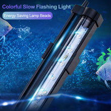 Load image into Gallery viewer, LED Aquarium Light Fish Tank Submersible Light Aquatic Air Bubble Oxygenation Lamp EU US Plug Fish Tank Light