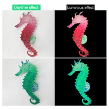 Load image into Gallery viewer, Silicone Artificial Luminous Glowing Effect Sea Horse Fish Tank Simulation Jellyfish Hippocampus Ornament Decoration Landscape