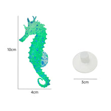 Load image into Gallery viewer, Silicone Artificial Luminous Glowing Effect Sea Horse Fish Tank Simulation Jellyfish Hippocampus Ornament Decoration Landscape