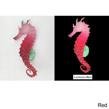 Load image into Gallery viewer, Silicone Artificial Luminous Glowing Effect Sea Horse Fish Tank Simulation Jellyfish Hippocampus Ornament Decoration Landscape